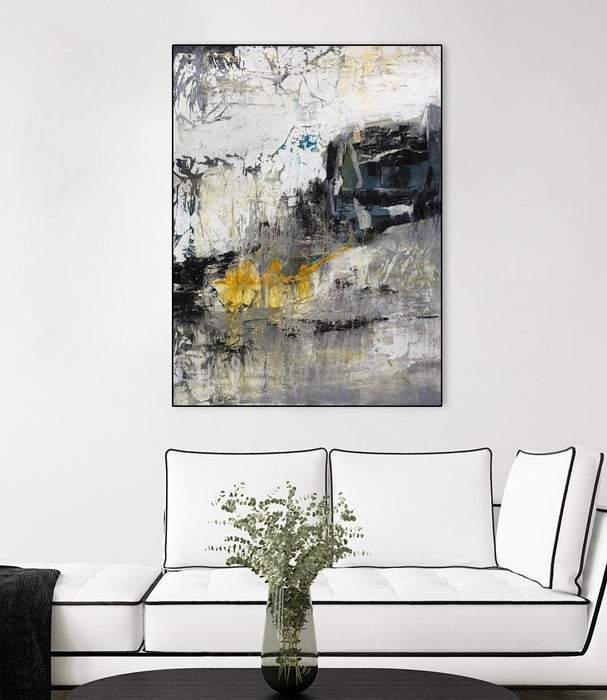 \"The Hike\" Canvas Framed Black 18x24 Wall Art