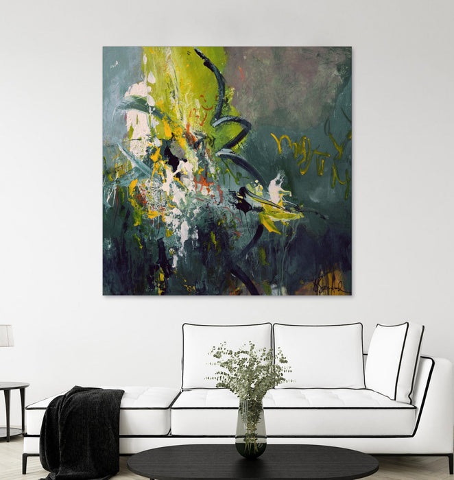 \"Happiness\" Giant Art 54x54 Wall Art