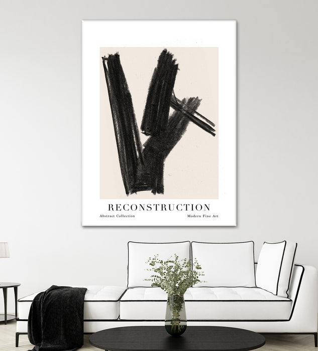 \"Reconstruction\" Giant Art 72x54 Wall Art