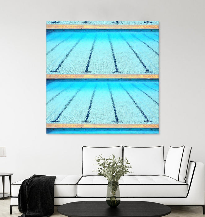 \"Whales Of Time\" Giant Art 54x54 Wall Art