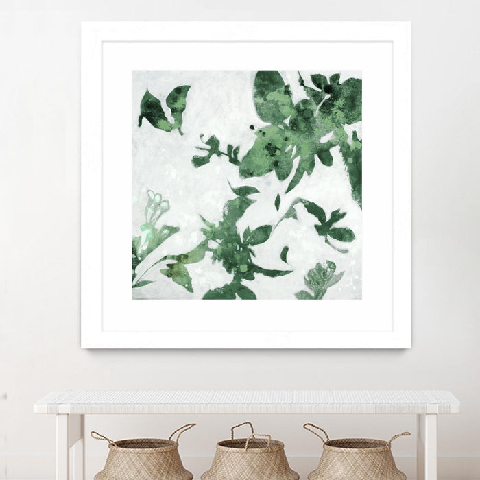 High Flying I 30 x 30 White Frame Wall Art 