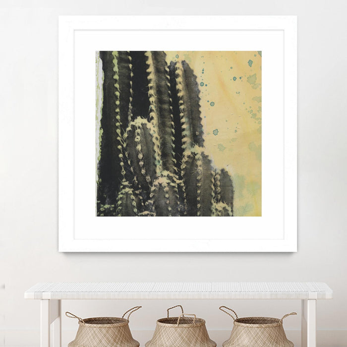 \"Desert Dreams Iv\" Matted and Framed White 36x36 Wall Art