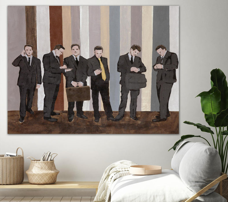 \"Conference Break\" Giant Art 72x54 Wall Art