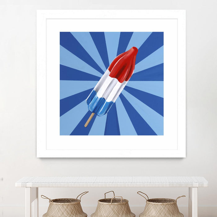 \"Daily Cravings Vi\" Matted and Framed White 30x30 Wall Art