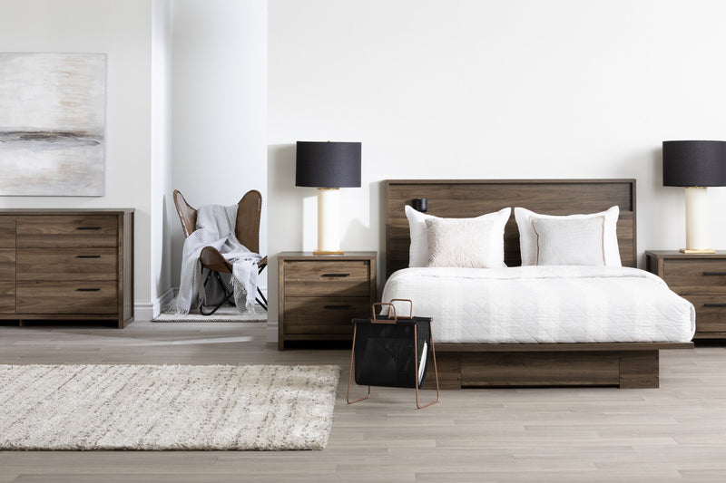 Tao 6-Drawer Dresser - Natural Walnut
