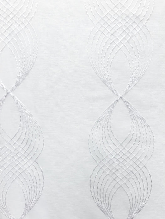 Cava Grommet Pair of White Panels - 54x84