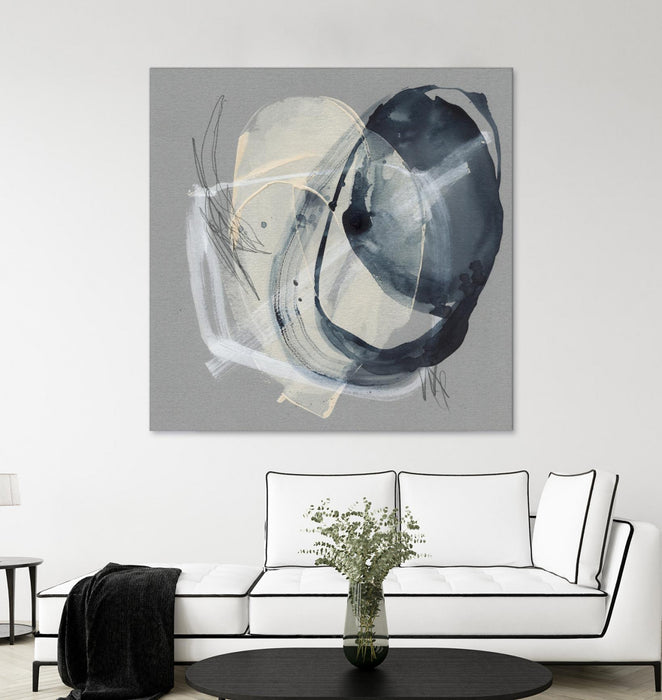\"Tandem Loops Ii\" Giant Art 54x54 Wall Art