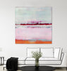 "Persimmon Jump Ii" Giant Art 72x72 Wall Art