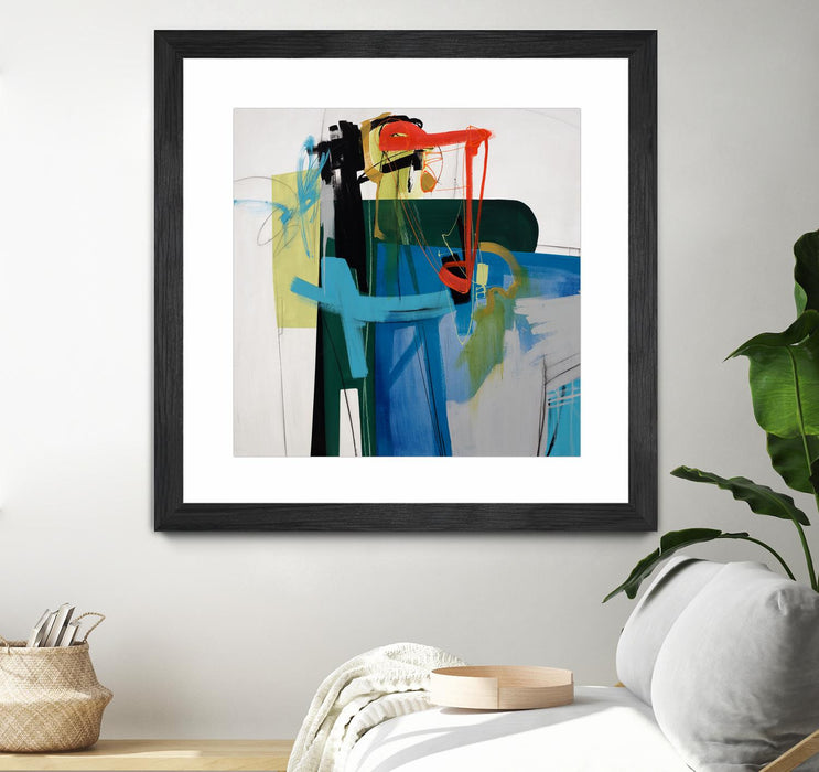 \"Return The Fork\" Matted and Framed Black 30x30 Wall Art