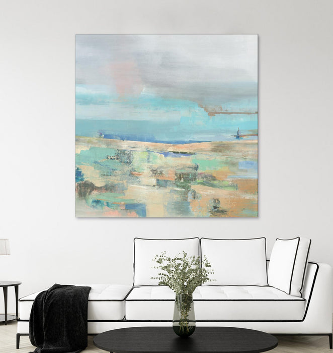 \"Low Tide I\" Giant Art 72x72 Wall Art