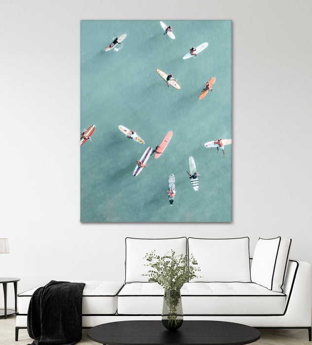 \"Surfers Ii\" Giant Art 72x54 Wall Art