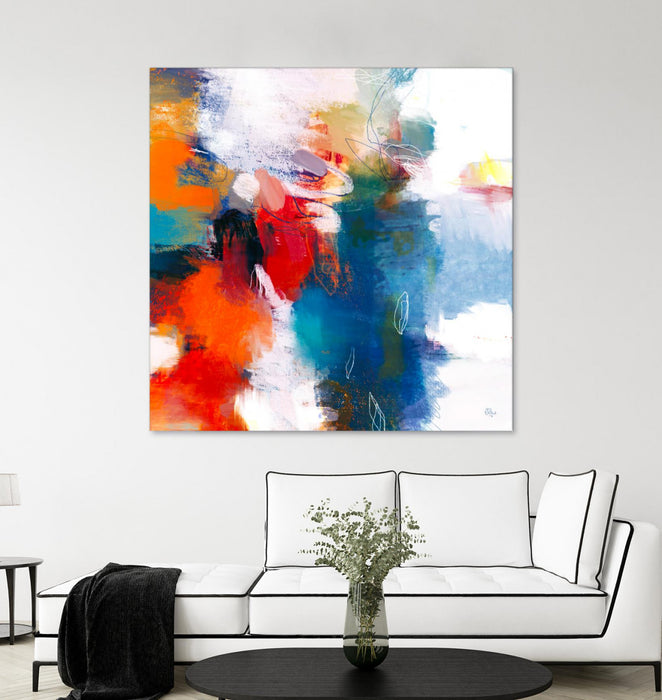 \"It's A Party Ii\" Giant Art 54x54 Wall Art