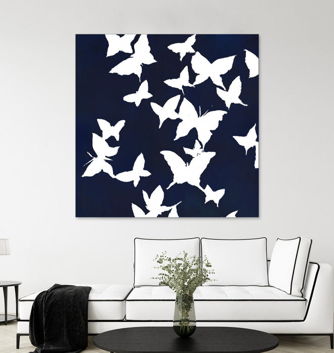 \"Flutterbys V3\" Giant Art 54x54 Wall Art