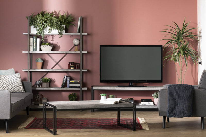 Gimetri Rectangular Coffee Table - Soft Grey