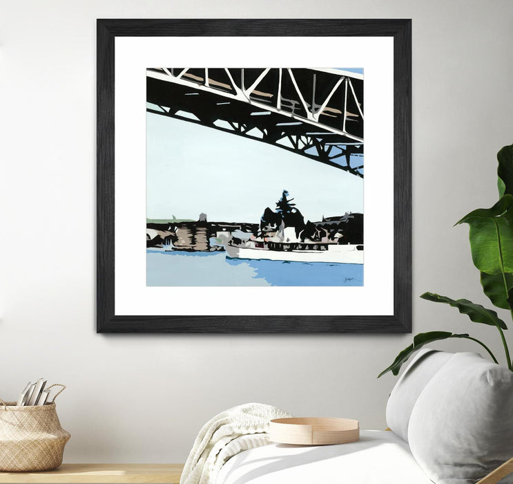 \"To The Cut\" Matted and Framed Black 30x30 Wall Art