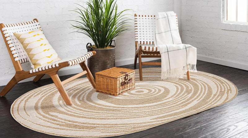 Ping Taupe Area Rug - 8'0\" x 10'0\"