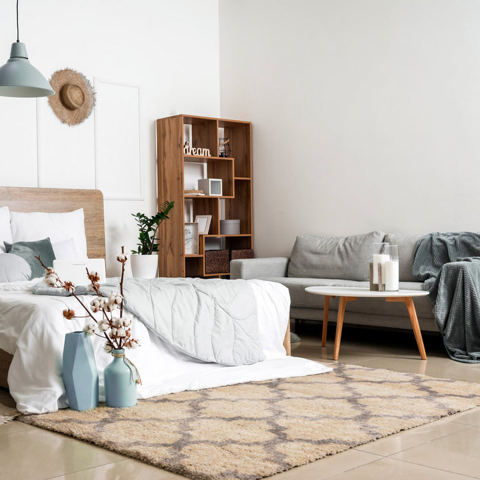 Dimity Tan Area Rug - 5'3\" x 7'3\"