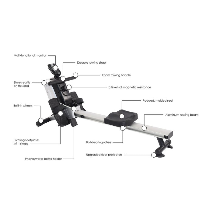 Stamina 1110 Magnetic Rowing Machine