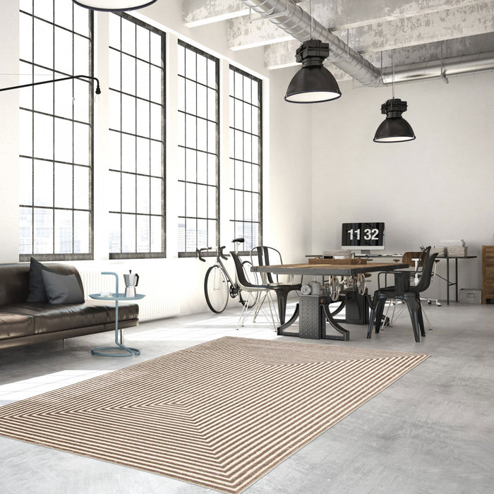 Kiah Taupe 6'7\" x 9'6\" Area Rug