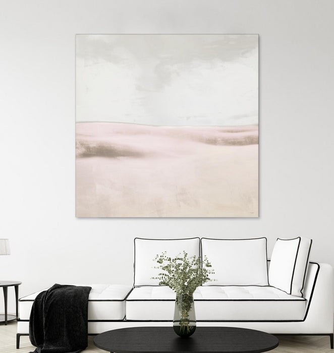\"Blush Balance I\" Giant Art 72x72 Wall Art