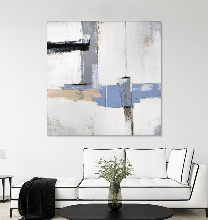 \"Broken Edges I\" Giant Art 54x54 Wall Art