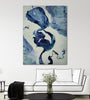 "Inky Waters Iii" Giant Art 72x54 Wall Art