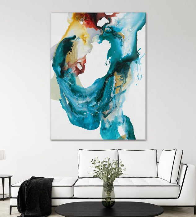 \"Weighted Flow Ii\" Giant Art 72x54 Wall Art