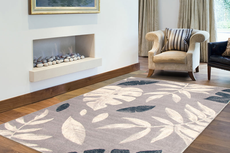 Palta Silver-Prol Area Rug - 3'11\" x 5'7\"