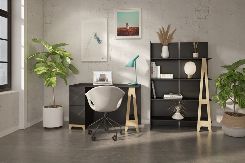 Nordika Atypik Bookcase - Black