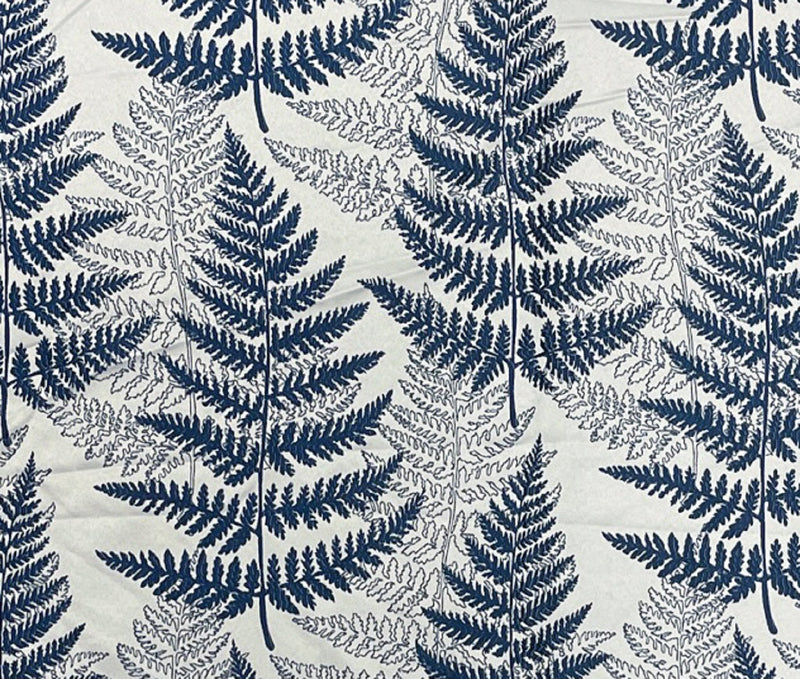 Denain Grommet Pair of Blue Curtain Panels - 54x95