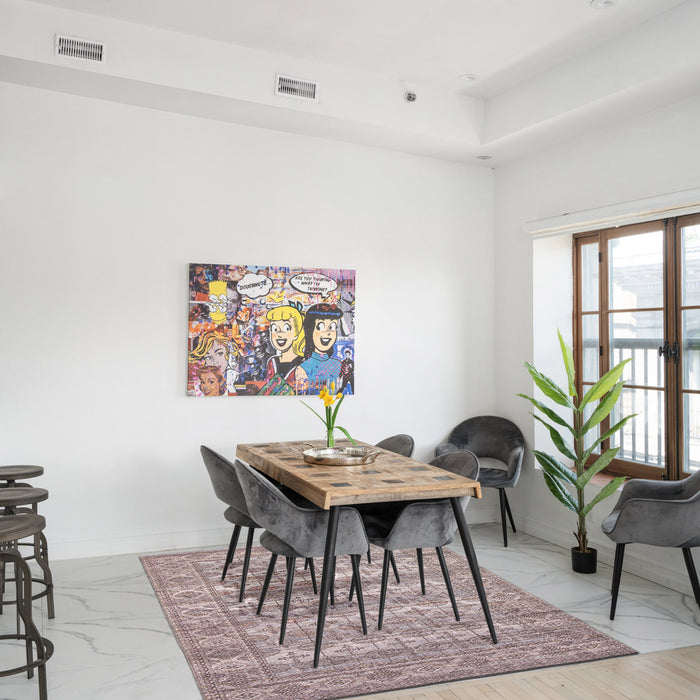 Rosamond Grey Rug 7'10\" X 10'0\" Area Rug