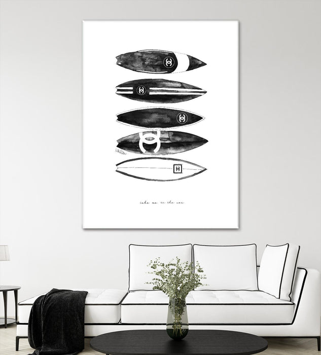 \"Surf Portrait\" Giant Art 72x54 Wall Art