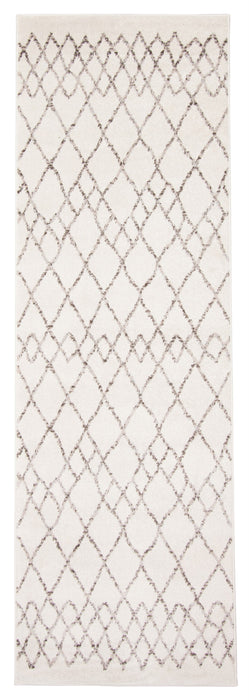 Jacey Ivory Shag - 2'7\" x 8'0\"