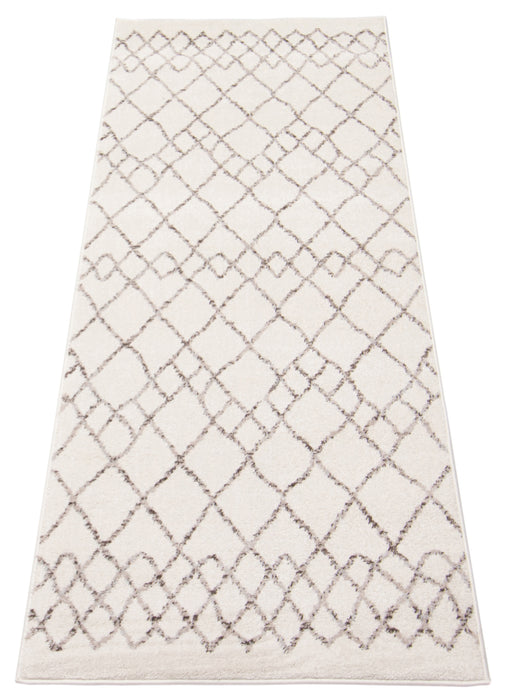 Jacey Ivory Shag - 2'7\" x 8'0\"