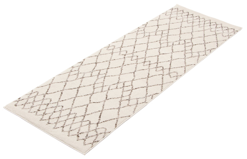 Jacey Ivory Shag - 2'7\" x 8'0\"
