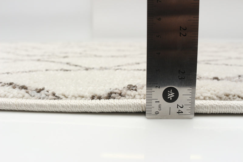 Jacey Ivory Shag - 2'7\" x 8'0\"