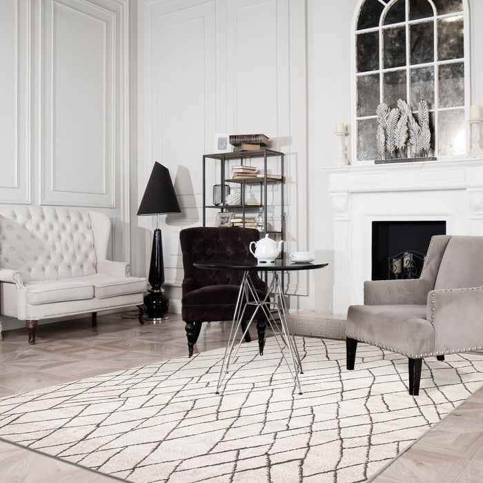 Anas Ivory Area Rug - 5'3\" x 7'3\"