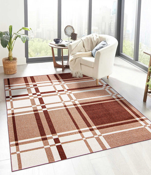 Roma Copper Machine Washable Area Rug - 6'0\" x 9'0\"