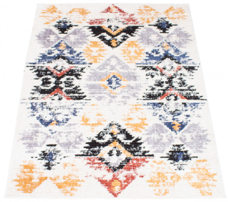 Paloma Kashkuli White Area Rug - 6'7\" x 9'6\"