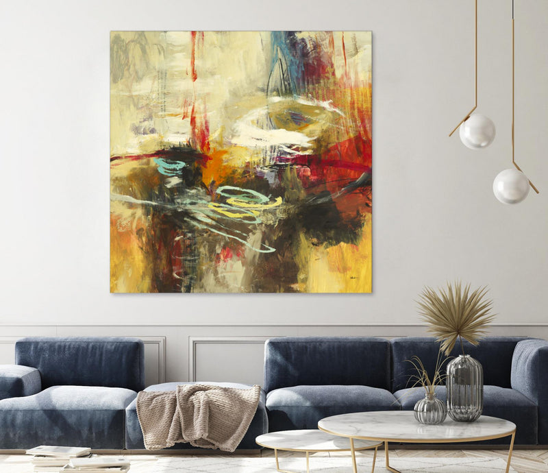 \"Instictual Beauty Ii\" Giant Art 72x72 Wall Art