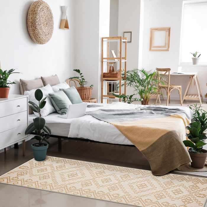 Panacea Taupe Area Rug - 2'6\" x 8'0\"