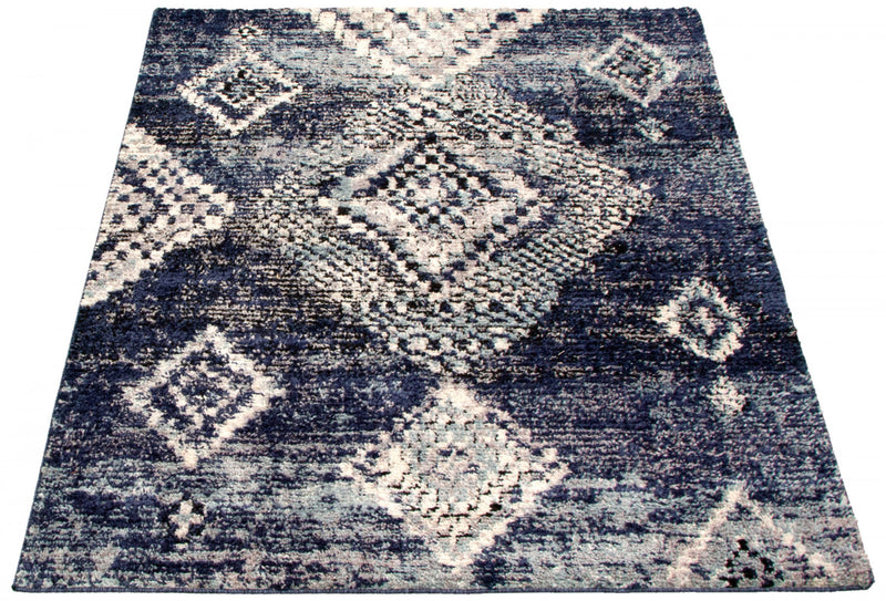 Makondo Mosaique Blue Area Rug - 8'0\" x 10'0\"