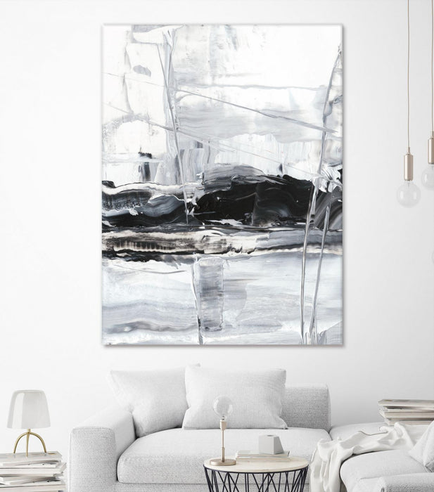 \"Winter Lightning Ii\" Giant Art 72x54 Wall Art