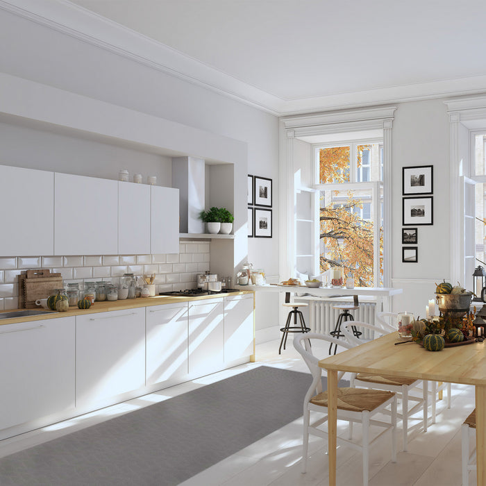 Bellezza Dark Grey 2'2\" x 14'0\" Area Rug