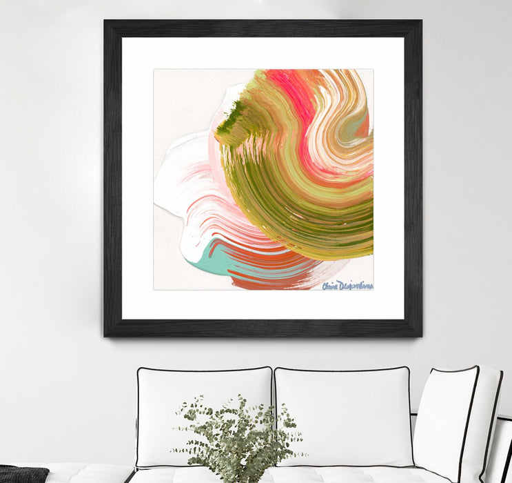 \"Night On The Town\" Matted and Framed Black 36x36 Wall Art