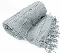 Sion Silver Throw Blanket - 50x60