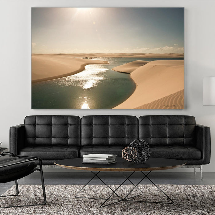 \"Soft Sunset\" Giant Art 72x48 Wall Art