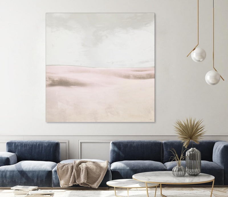 \"Blush Balance I\" Giant Art 54x54 Wall Art