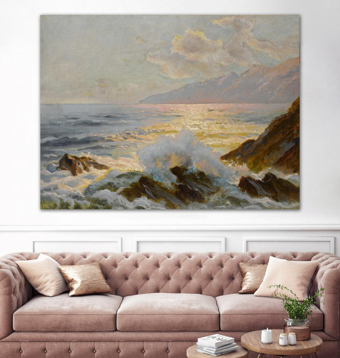 \"Main Seascape Ii\" Giant Art 72x54 Wall Art