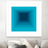 "After Josef D" Matted and Framed White 36x36 Wall Art
